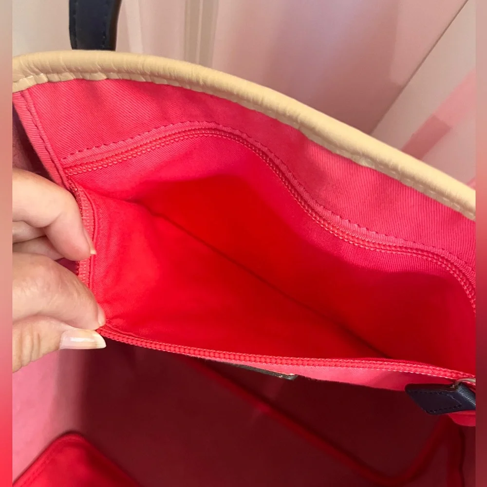 Coach Park Metro leather tote pomegranate pink EUC - Picture 11 of 16